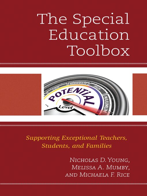 Title details for The Special Education Toolbox by Nicholas D. Young - Available
